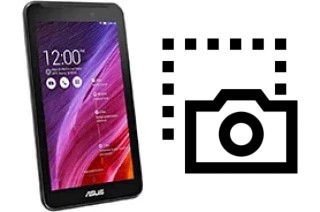 Captura de pantalla en Asus Fonepad 7 (2014)
