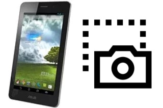 Captura de pantalla en Asus Fonepad