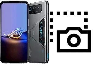 Captura de pantalla en Asus ROG Phone 6D Ultimate