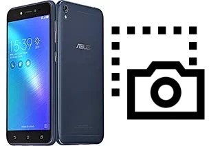 Captura de pantalla en Asus Zenfone Live ZB501KL