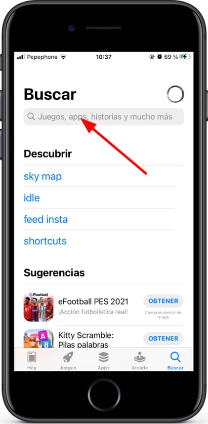 Buscar en App Store