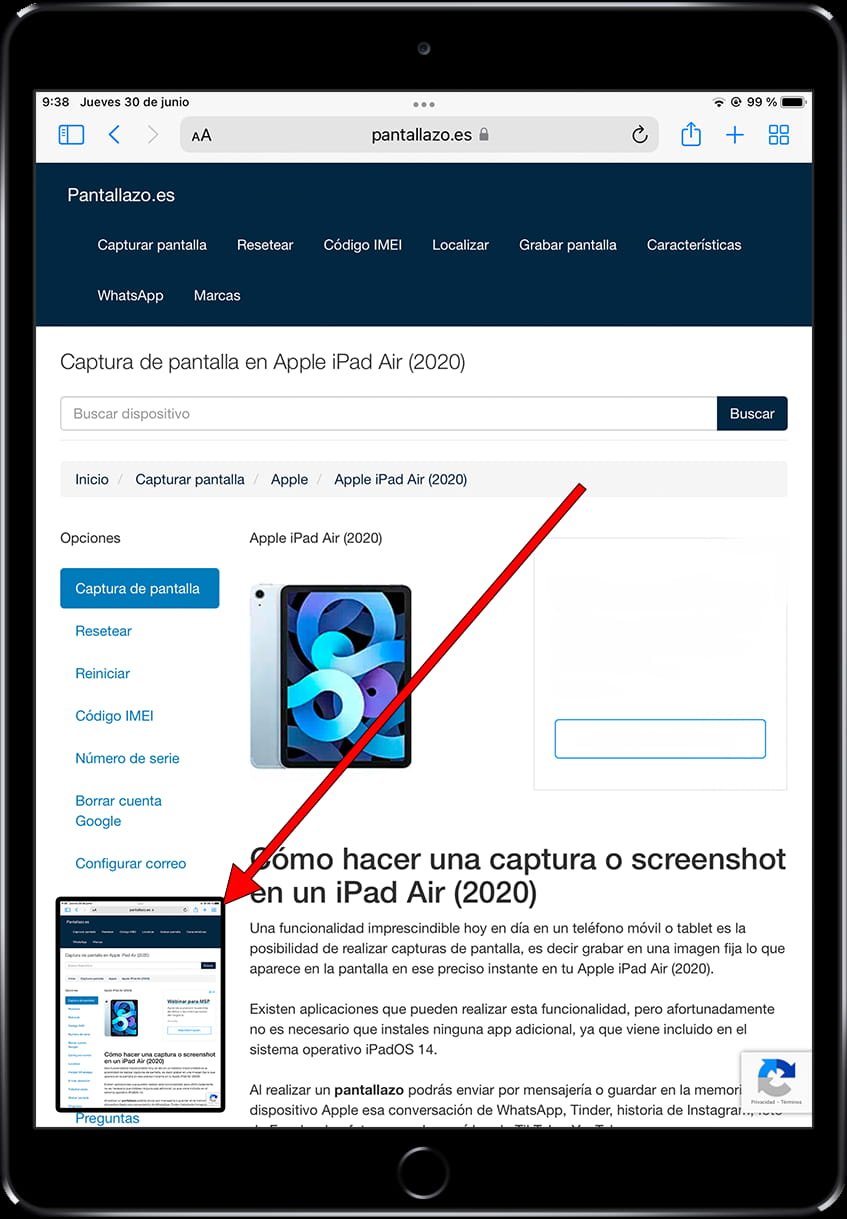 Captura de pantalla paso 3 iPhone