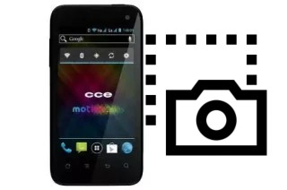 Captura de pantalla en CCE SK402