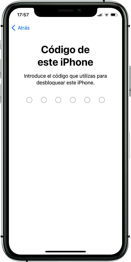 Restablecer iOS