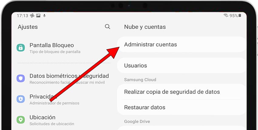 Cuentas Samsung