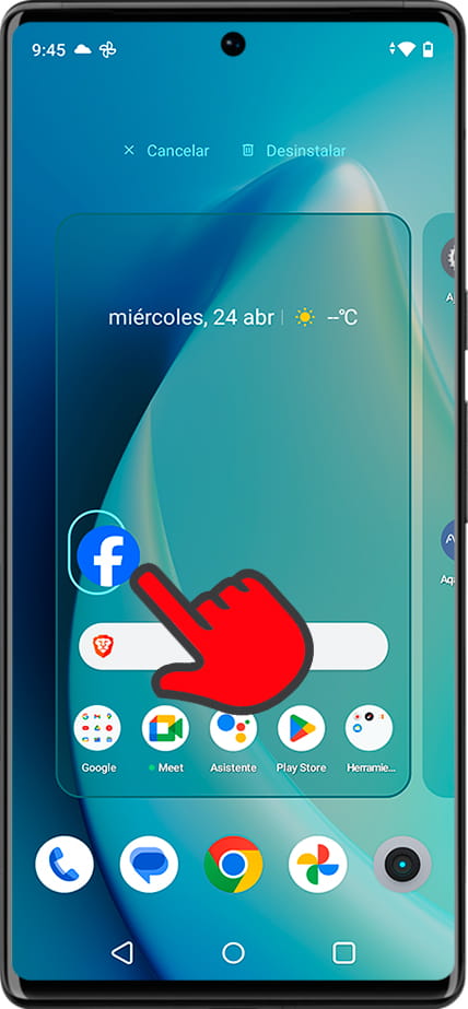 Mover aplicación en Android