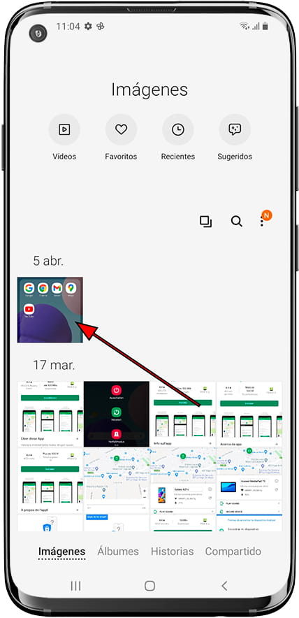 Cómo hacer captura de pantalla en Samsung A33