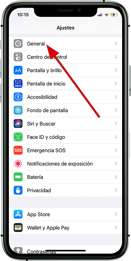 Icono ajustes iOS