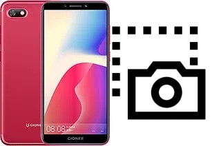 Captura de pantalla en Gionee F205