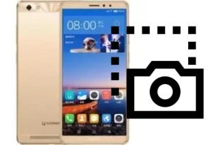 Captura de pantalla en Gionee M7 Mini