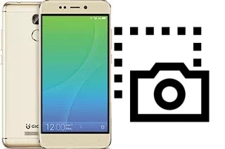 Captura de pantalla en Gionee X1s
