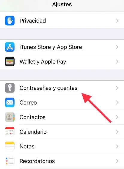 Cómo borrar la cuenta de Google en Apple iPhone 5 1