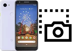 Captura de pantalla en Google Pixel 3a XL