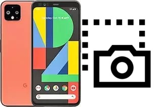 Captura de pantalla en Google Pixel 4