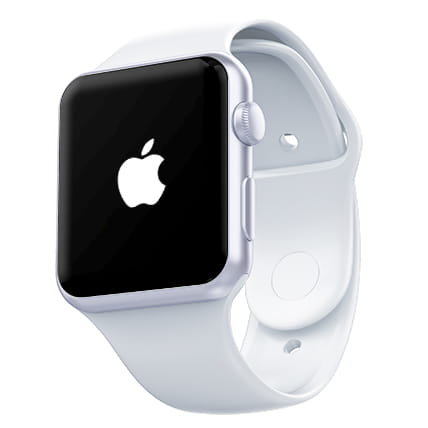 Logotipo Apple en Apple Watch