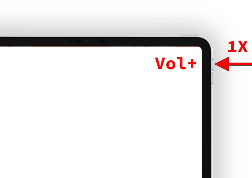 Primer paso forzar reinicio iPad Pro 11 (2024)