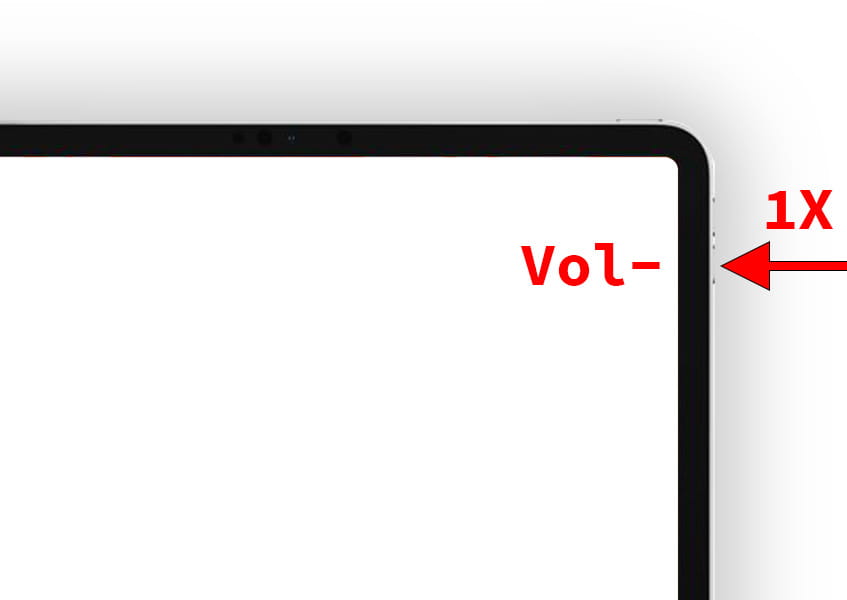 Segundo paso forzar reinicio iPad Pro 11 (2024)