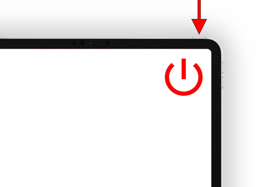 Tercer paso forzar reinicio iPad Pro 11 (2018)