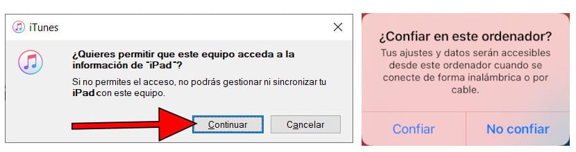 Permitir que ordenador acceda a iPad Wi-Fi