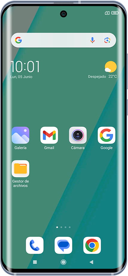 Pantalla inicio