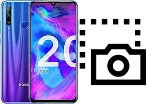 Captura de pantalla en Honor 20 lite