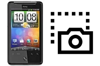 Captura de pantalla en HTC Aria