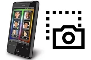 Captura de pantalla en HTC Gratia