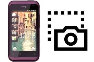 Captura de pantalla en HTC Rhyme