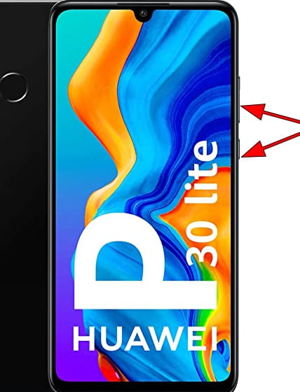 Captura de pantalla en Huawei P30 lite