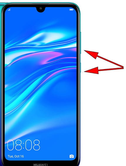 Captura de pantalla en Huawei Y7 Pro (2019)