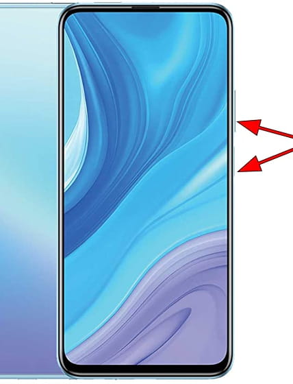 Captura de pantalla en Huawei Y9s