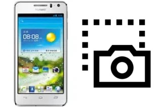 Captura de pantalla en Huawei Ascend G600