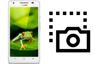 Captura de pantalla en Huawei Honor 3