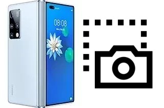 Captura de pantalla en Huawei Mate X2