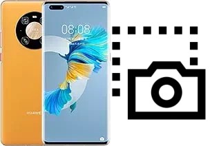 Captura de pantalla en Huawei Mate 40 Pro