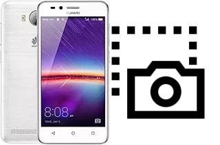 Captura de pantalla en Huawei Y3II