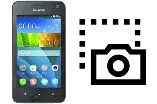 Captura de pantalla en Huawei Y360