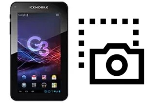 Captura de pantalla en Icemobile G3