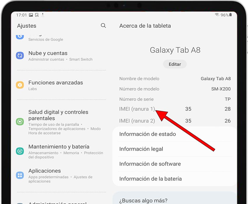 Conocer código IMEI