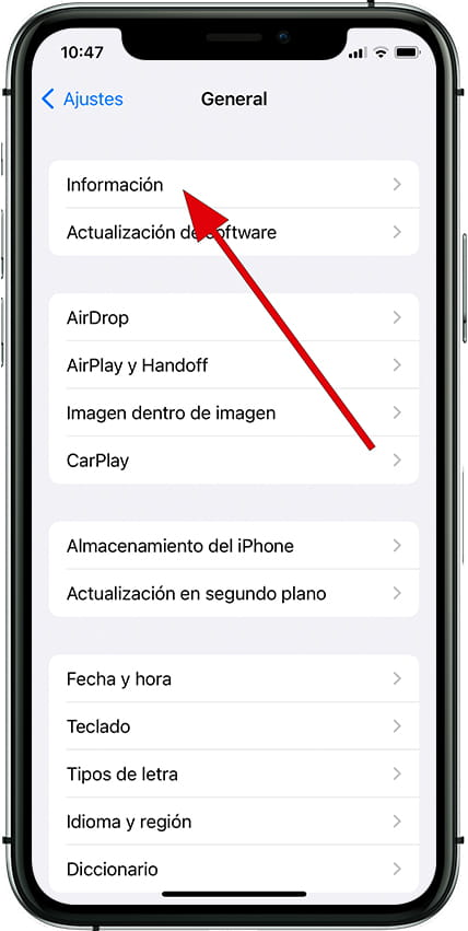 Icono ajustes iOS