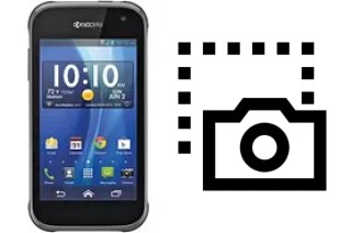 Captura de pantalla en Kyocera Hydro Xtrm