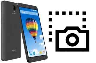 Captura de pantalla en Lava Iris Fuel F2