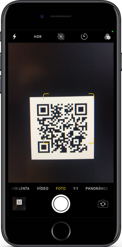 Capturar código QR iPhone 16