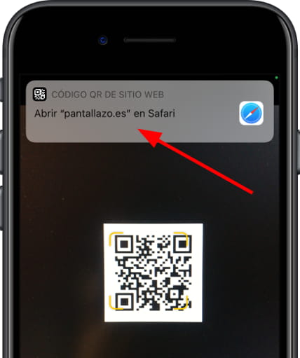 Abrir código QR iPhone 16
