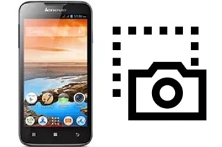 Captura de pantalla en Lenovo A680
