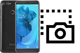 Captura de pantalla en Lenovo K320t