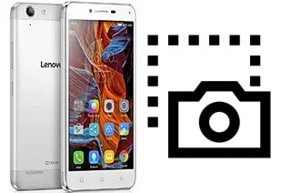 Captura de pantalla en Lenovo Vibe K5 Plus