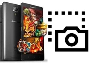 Captura de pantalla en Lenovo K80