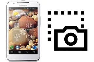 Captura de pantalla en Lenovo S880
