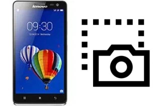 Captura de pantalla en Lenovo S856